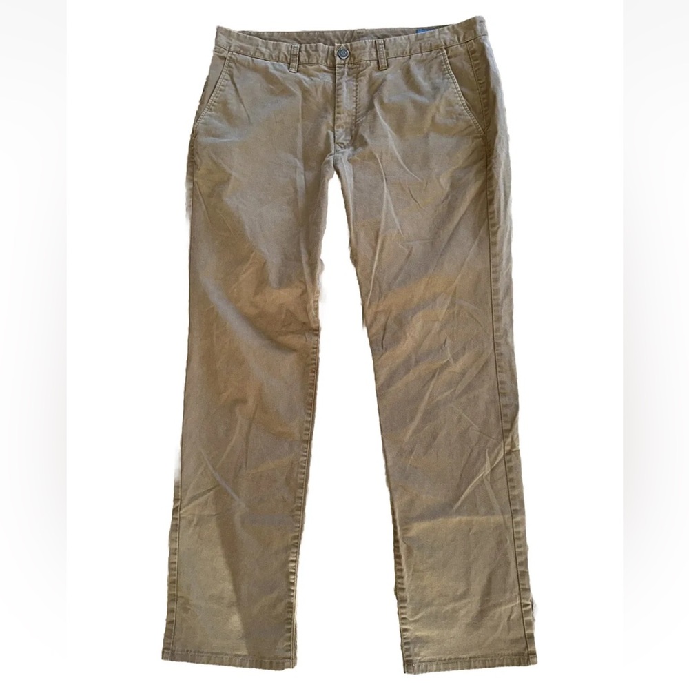 Bonobos Pants Mens 36x32 Beige Tan Chinos Slim Fit Golf Golfer Slacks Khaki